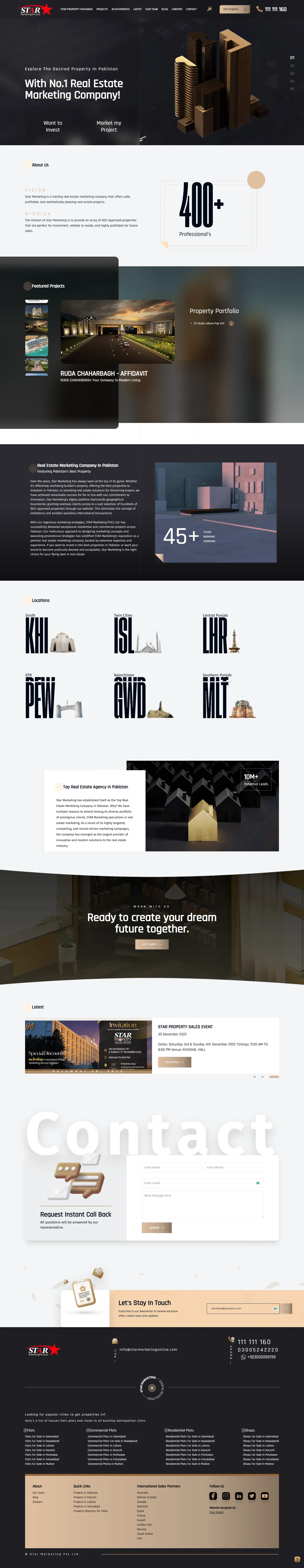 Star Marketing Online website design